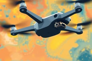 Drone Applications and Aerodynamics