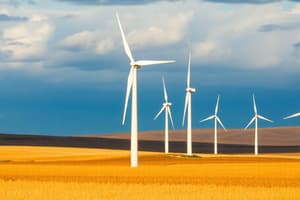 Wind Energy Conversion Basics