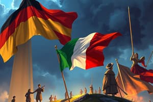 Nationalism in Europe: Italy and Germany