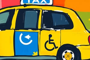 Taxi and Private Hire Vehicles Act 2022 Quiz