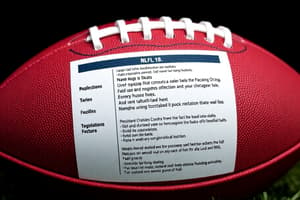 NFL Football Rules Quiz