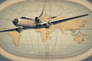 Aeroplane Navigation Principles: Latitude and Longitude