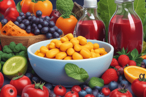 Vitamins, Antioxidants, and Phytochemicals