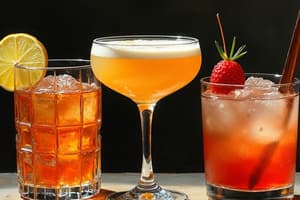 Mixed Alcoholic Cocktails