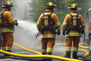 Firefighting Techniques: Hose Maneuvers and Pump Feeding