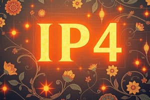 IPv4 Addressing and Subnetting Concepts