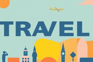 Common Travel Vocabulary Quiz