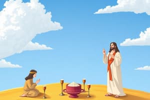 Jesus's Ministry and Passover in Jerusalem