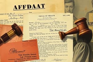 Understanding Affidavits: Meaning and Purpose