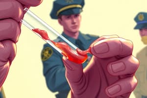 Police Procedures for Saliva Specimen Collection