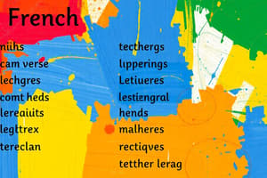 Les Temps Verbaux en Français