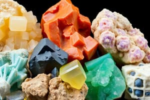 Tipos de Minerales y Propiedades Físicas