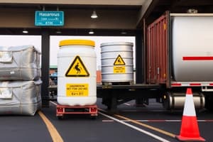 Hazardous Materials Transportation Study Notes