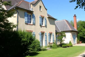 French Vocabulary: Describing a House