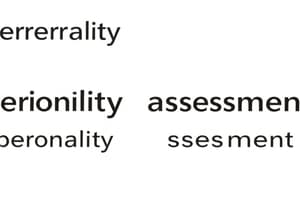 Personality and Assessment Concepts