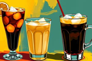 Bebidas de Iced Espresso Bar