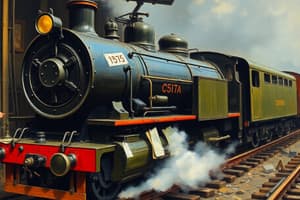 Locomotive Operation and Troubleshooting