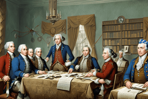 Launching the New Nation: Articles of Confederation and Constitutional Convention