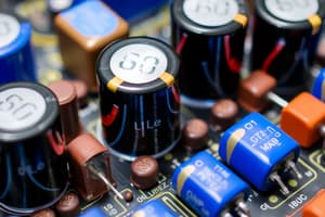 Electronics: Capacitors and RC Circuits