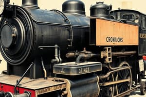 Locomotive Fuel System and Crankshaft Maintenance