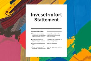 Investment Policy Statement (IPS) Form