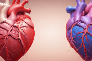 Coronary Artery Disease and Arteriosclerosis Quiz