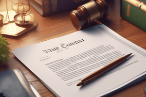 Contract Law: Valid, Void, and Voidable Contracts