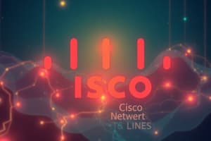 Cisco IOS Overview and Command Modes