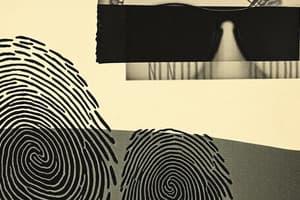 Fingerprint Basics and Classification