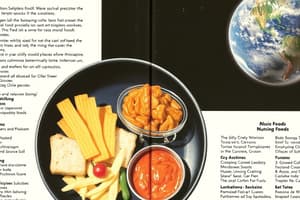 Gemini Mission Food Menus Quiz