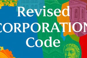 Revised Corporation Code of the Philippines