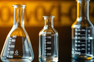 Chemistry Measuring Techniques & Concepts