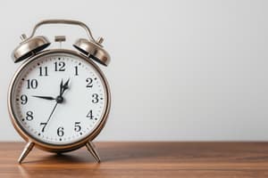 Understanding Punctuality and Tardiness