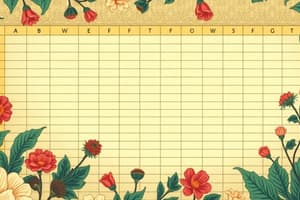 Excel: تنسيق الخلايا والجداول الإلكترونية
