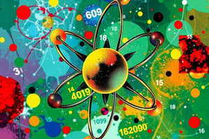 Electronic Structure of Atoms Quiz