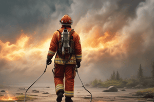 Firefighting Technique: Water Vapor Application