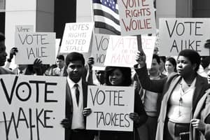 Voting Rights in the US