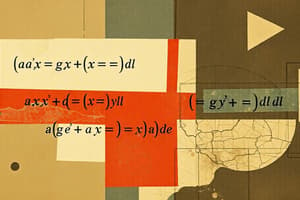 Absolute Value Equations and Inequalities