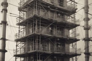 Scaffolding in Construction