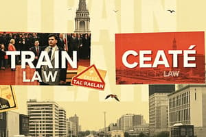 TRAIN Law vs CREATE Law