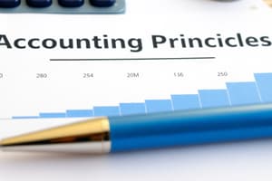 Accounting Principles Overview