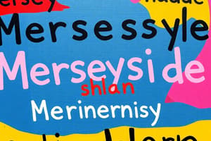 Merseyside Slang Terms Quiz