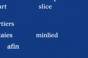 Parts of Speech in English