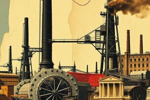 British Industrialization Factors and Products