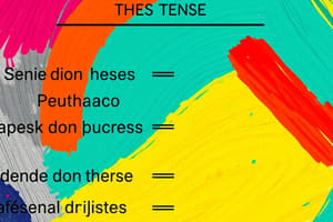 Spanish Conditional Tense