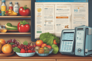 Diabetes Care and Nutrition