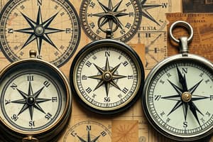 Navigational Instruments with Compasses