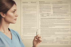 Nursing Documentation and Medical Records