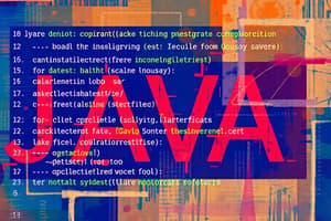 Java Programming Basics and Errors