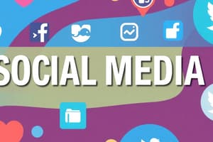 Introduction to Social Media Network - ISM 313